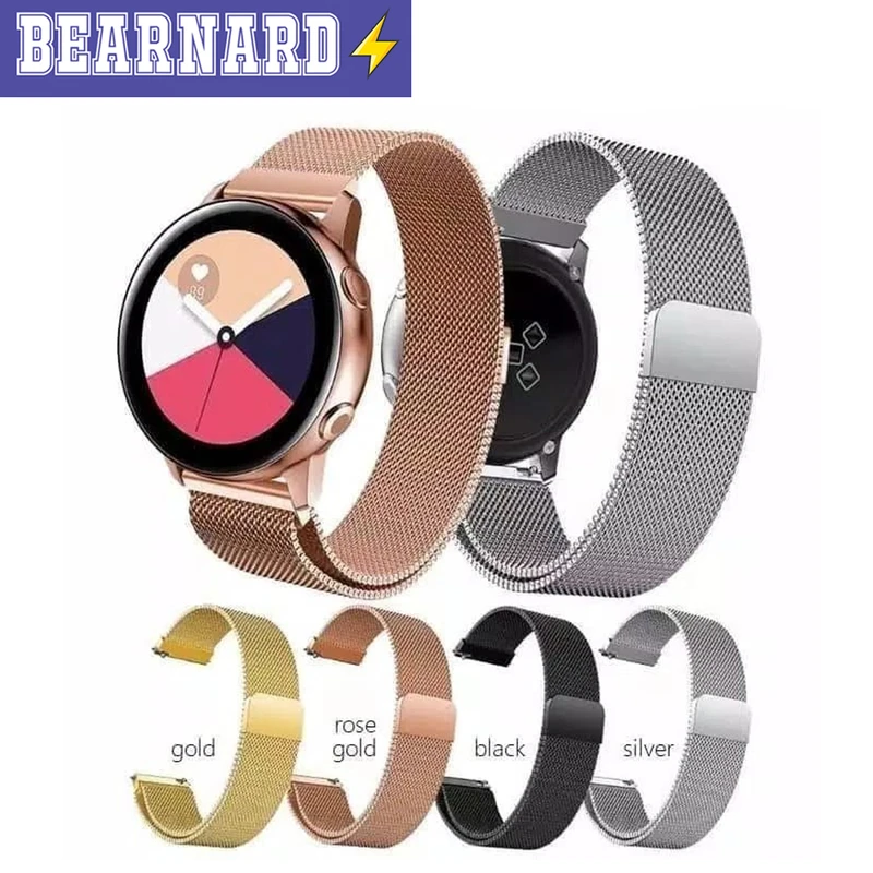 بند برنارد مدل Milanese مناسب برای ساعت هوشمند سامسونگ Galaxy Watch 3 41mm / Watch 4 40mm / Watch 4 42mm / Watch 4 44mm / Watch 4 46mm