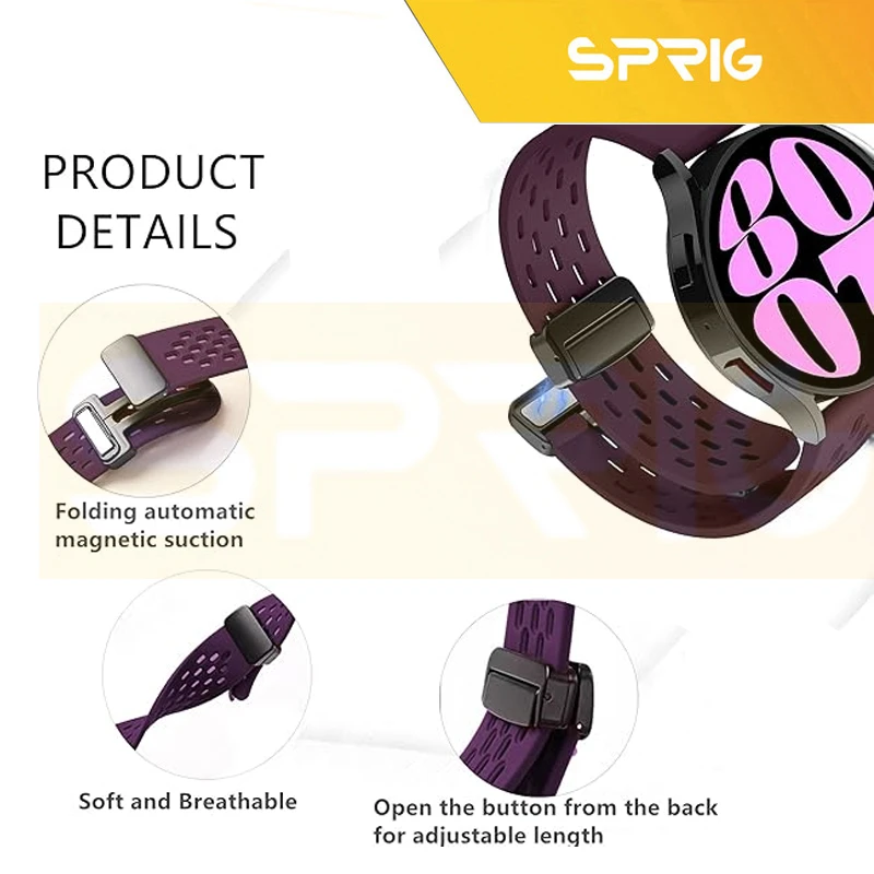 بند اسپریگ مدل Simple NK Magnetic مناسب برای ساعت هوشمند آمیزفیت GTS / GTS 2 / GTS 2 mini / GTS 2E / GTS 3