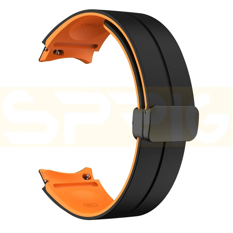 بند اسپریگ مدل Silicone MAG ORG DualC مناسب برای ساعت هوشمند سامسونگ Galaxy Watch 5 40mm / watch 5 44mm