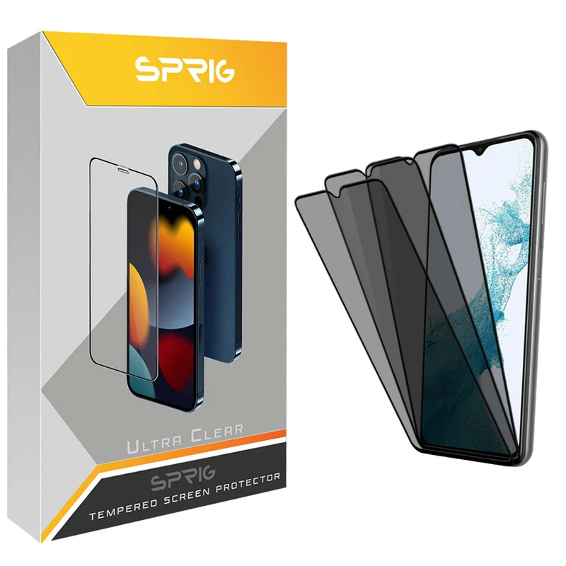 محافظ صفحه نمایش حریم شخصی اسپریگ مدل PRYSP مناسب برای گوشی موبایل هوآوی Enjoy 20e / Y8p / Y6p / Y6s بسته سه عددی