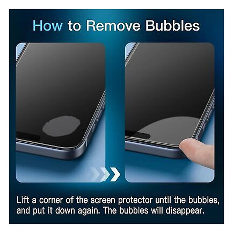 محافظ صفحه نمایش حریم شخصی آکوآرا مدل Prv AKU مناسب برای گوشی موبایل اپل iPhone 14 Pro Max مجموعه سه عددی