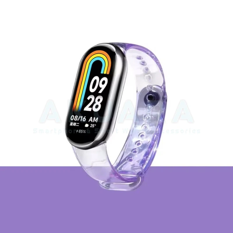 بند آکوآرا مدل Transparence مناسب برای ساعت هوشمند شیائومی Mi Band 8 / 9