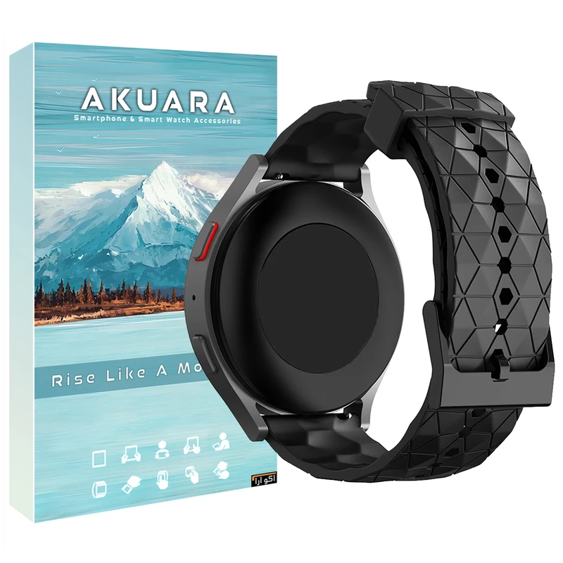 بند آکوآرا مدل Sporty Pattern AK مناسب برای ساعت هوشمند هایلو Solar plus RT3