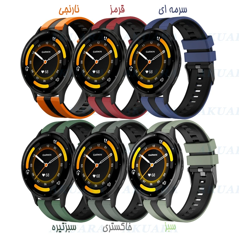 بند آکوآرا مدل BK Line Sic Aku مناسب برای ساعت هوشمند میبرو Mibro Lite 2 / Lite 3
