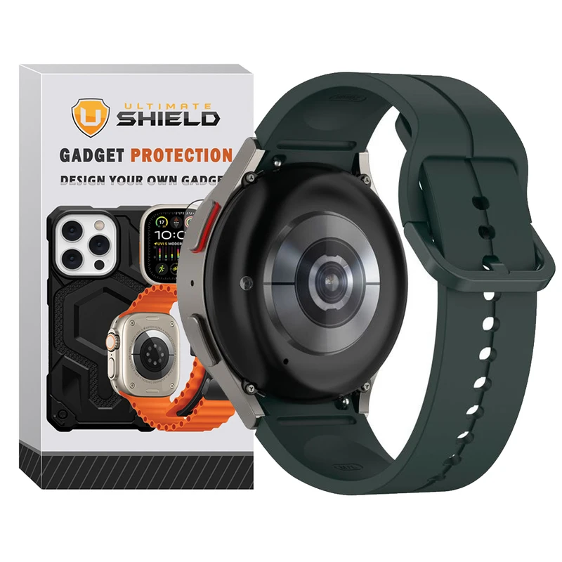 بند آلتیمیت شیلد مدل Silic ORG AC مناسب برای ساعت هوشمند سامسونگ Galaxy Watch 4 classic 42mm