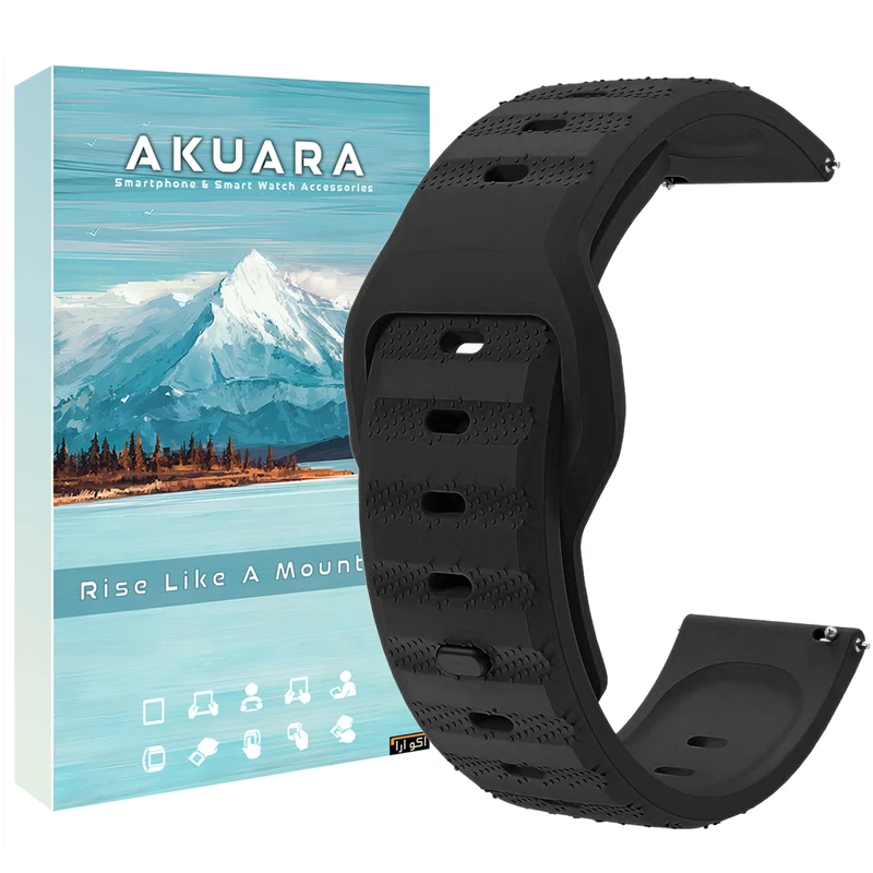 بند آکوآرا مدل SPGN Silic AK مناسب برای ساعت هوشمند سامسونگ Galaxy Watch 3 45mm / Gear S3 Frontier / Gear S3 Classic