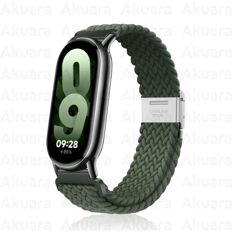 بند ساعت آکوآرا مدل Woven GK مناسب برای ساعت هوشمند شیائومی Mi Band 8