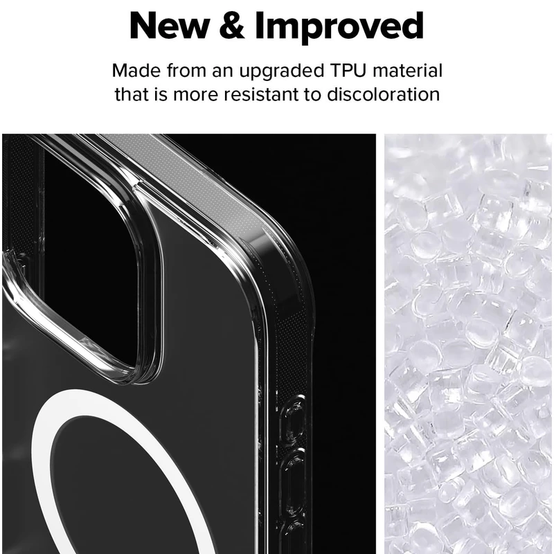 کاور اسپریگ مدل Magset FLNS مناسب برای گوشی موبایل اپل iPhone 16 Pro Max به همراه محافظ صفحه نمایش و محافظ لنز دوربین