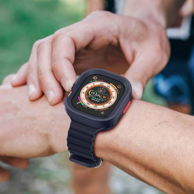 بند آکوآرا مدل Alpine Amizze مناسب برای اپل واچ سری Ultra سایز 49mm به همراه کاور