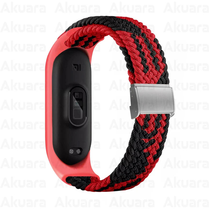 بند ساعت آکوآرا مدل Woven GK مناسب برای ساعت هوشمند شیائومی Mi Band 5/6/7