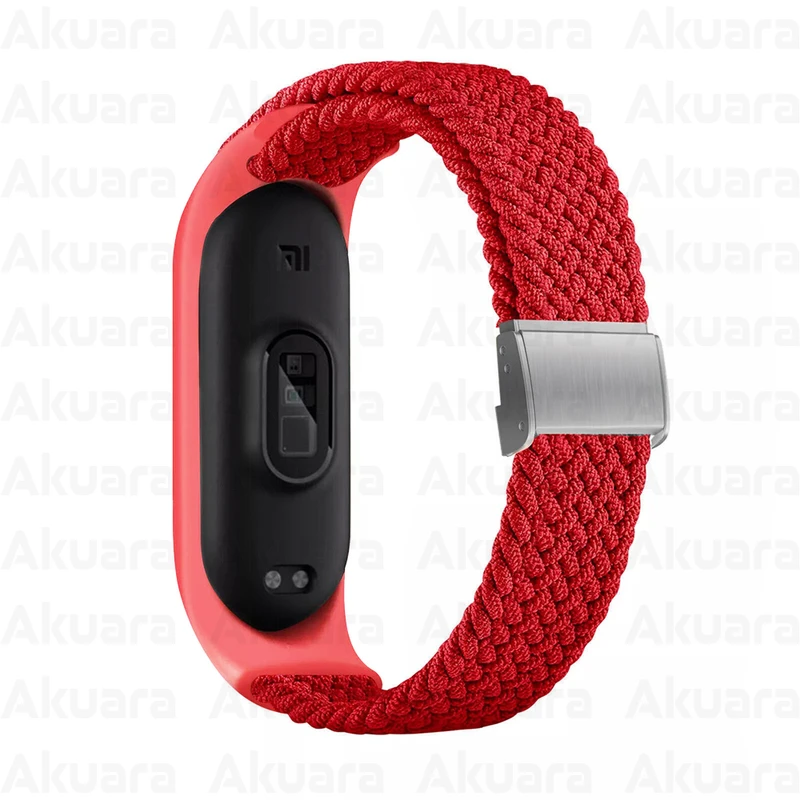 بند ساعت آکوآرا مدل Woven GK مناسب برای ساعت هوشمند شیائومی Mi Band 5/6/7