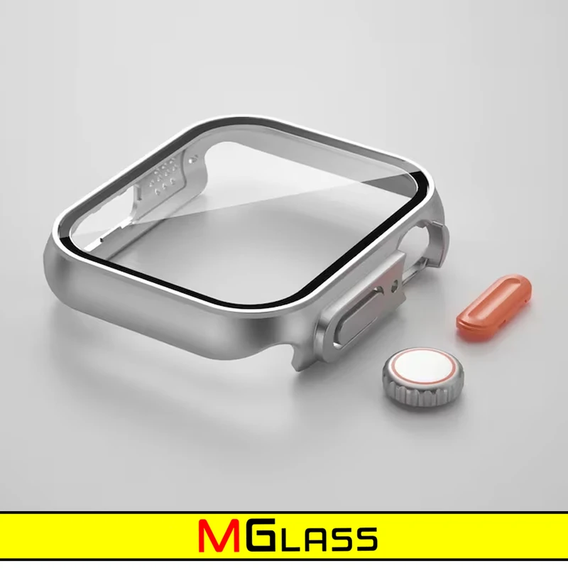 کاور ام‌گلس مدل MG-Ultra مناسب برای اپل واچ Series 4 44mm / Series 5 44mm / Series 6 44mm به همراه محافظ صفحه نمایش