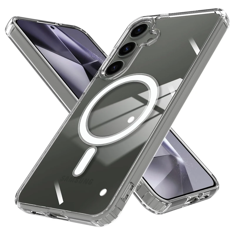 کاور آکوآرا مدل MagSafe BKRNG مناسب برای گوشی موبایل سامسونگ Galaxy S23 FE به همراه محافظ لنز دوربین