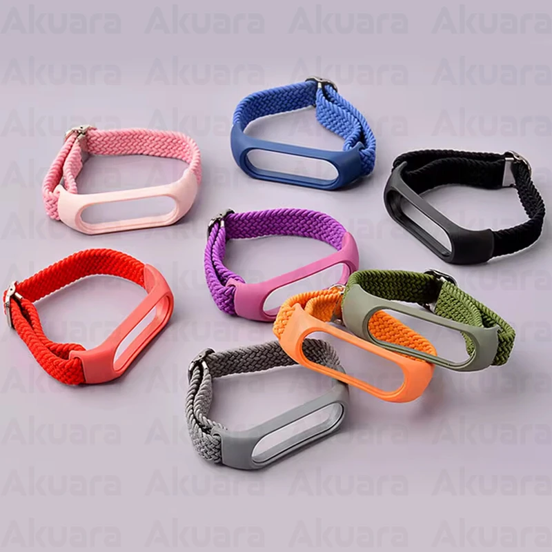 بند ساعت آکوآرا مدل Woven GK مناسب برای ساعت هوشمند شیائومی Mi Band 5/6/7