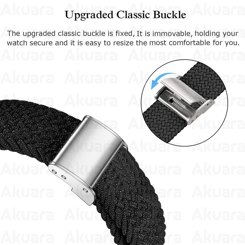 بند ساعت آکوآرا مدل Woven GK مناسب برای ساعت هوشمند شیائومی Mi Band 8