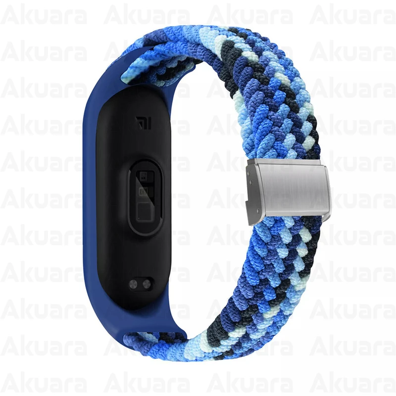 بند ساعت آکوآرا مدل Woven GK مناسب برای ساعت هوشمند شیائومی Mi Band 4/5/6