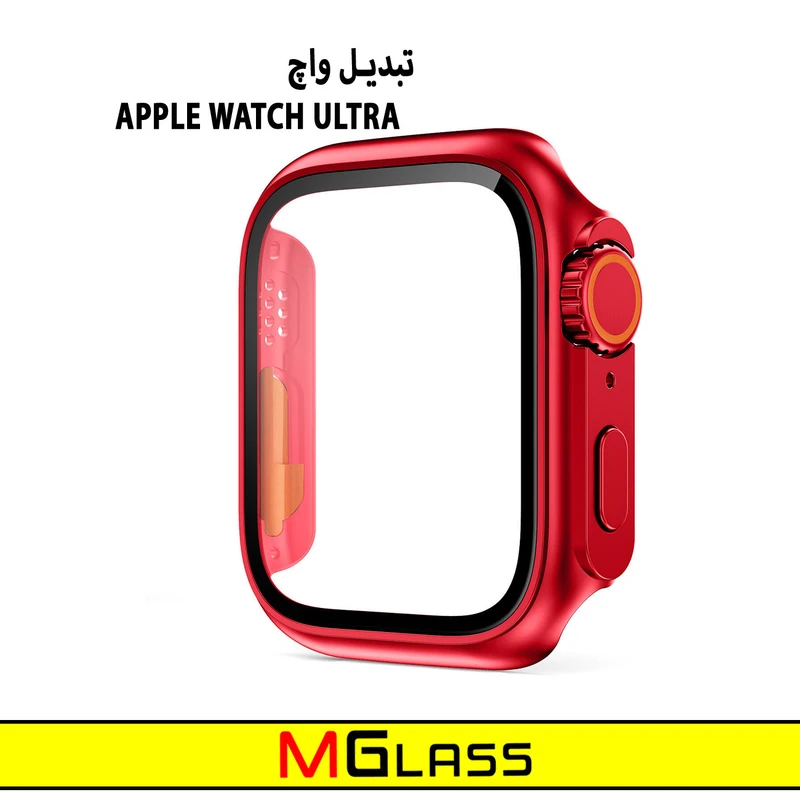 کاور ام‌گلس مدل MG-Ultra مناسب برای اپل واچ Series 4 44mm / Series 5 44mm / Series 6 44mm به همراه محافظ صفحه نمایش