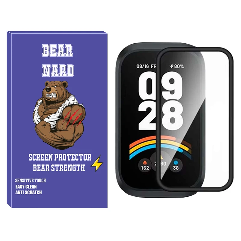 محافظ صفحه نمایش برنارد مدل Nano Pmma BR مناسب برای ساعت هوشمند شیائومی Smart Band 9 Active