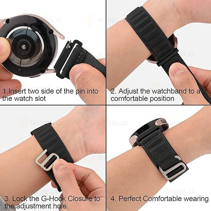 بند آلتیمیت شیلد مدل LP Alpine TW مناسب برای ساعت هوشمند سامسونگ Galaxy Watch 3 45mm / Gear S3 Frontier / Gear S3 Classic
