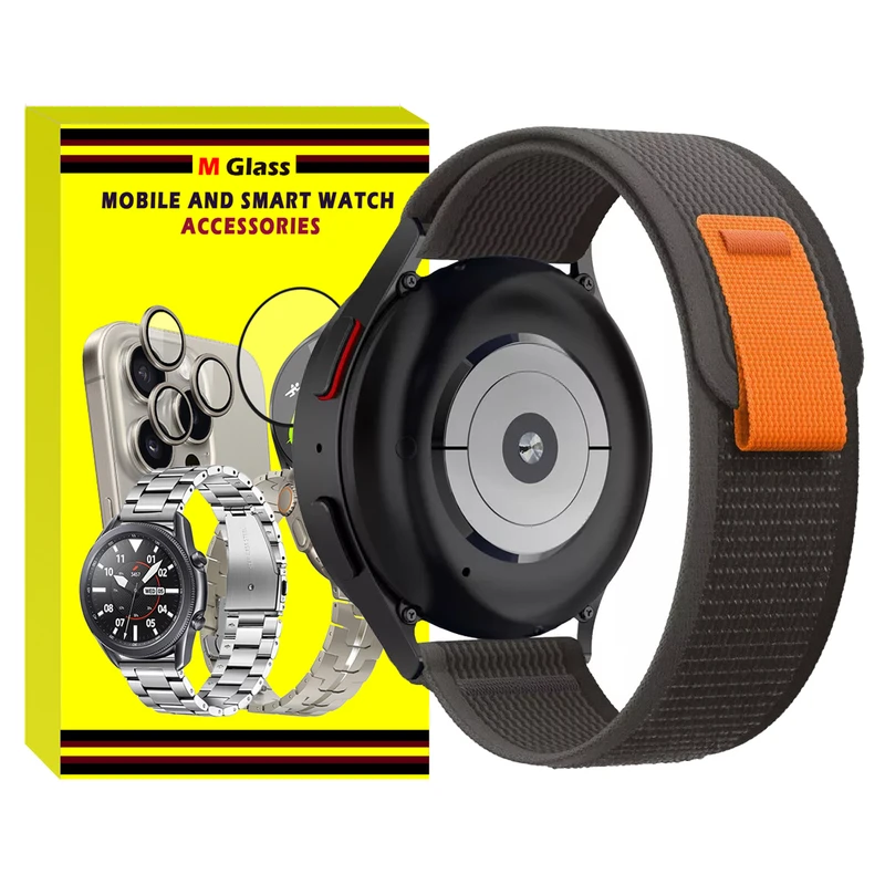 بند ام‌گلس مدل Trail Loop MG TW مناسب برای ساعت هوشمند کیو سی وای سایز 22 میلی متری GTC / GTS / GS / GT
