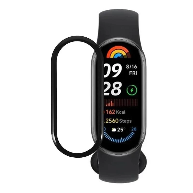 محافظ صفحه نمایش آکوآرا مدل PMMA مناسب برای ساعت هوشمند شیائومی Mi Band 9
