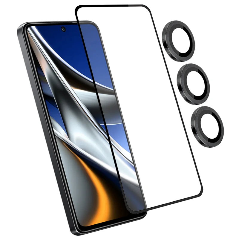 محافظ صفحه نمایش آکوآرا مدل Premium Fring مناسب برای گوشی موبایل شیائومی 14T به همراه محافظ لنز دوربین