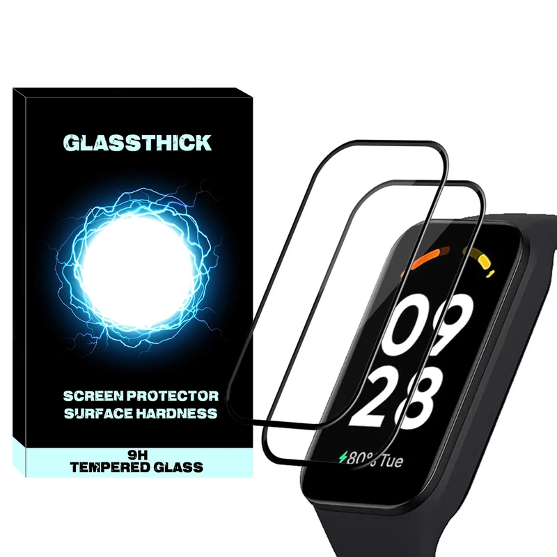 محافظ صفحه نمایش گلستیک مدل Nano Pmma GL مناسب برای ساعت هوشمند شیائومی Smart Band 9 Active بسته دو عددی