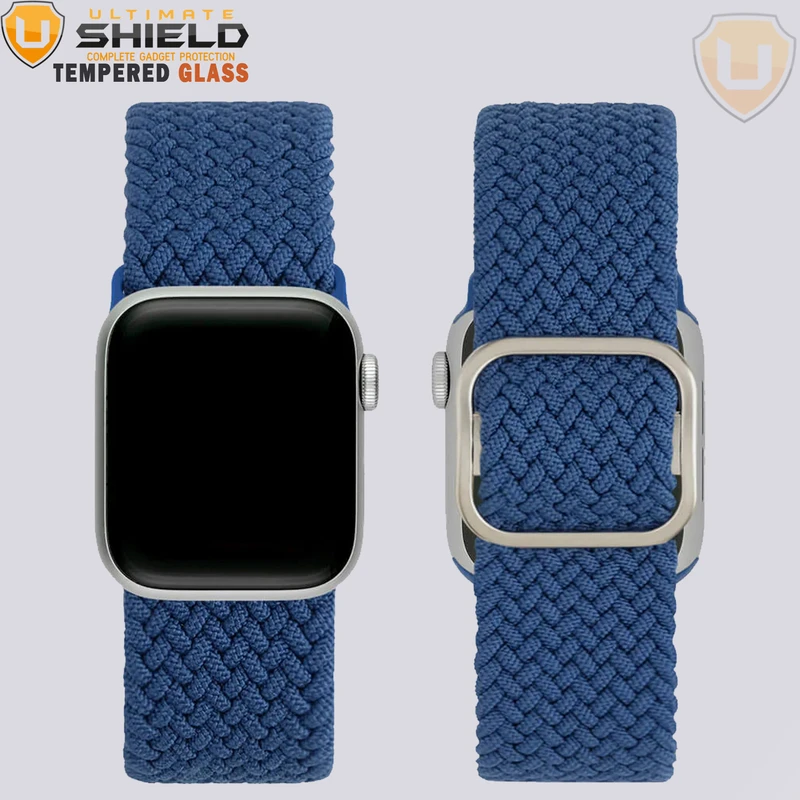 بند آلتیمیت شیلد مدل Braided GRD مناسب برای اپل واچ Series 7 45mm به همراه کاور