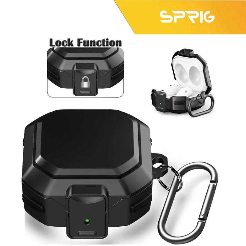 کاور اسپریگ مدل EggShell-SP مناسب برای کیس سامسونگ Galaxy buds 2 / buds pro / buds live / buds 2 Pro