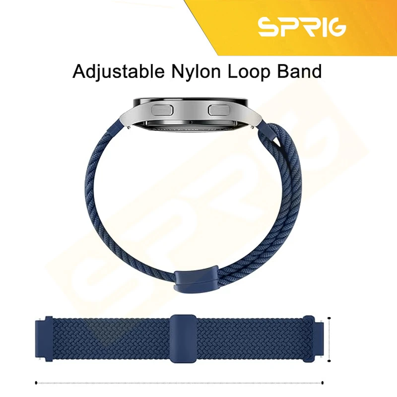 بند اسپریگ مدل Magnetic solo Braided TW مناسب برای ساعت هوشمند گلوریمی GX Race size 22mm