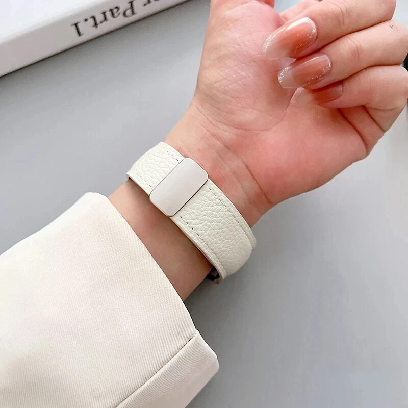 بند اسپریگ مدل MAG Leather TW مناسب برای ساعت هوشمند گلوریمی GX Race size 22mm