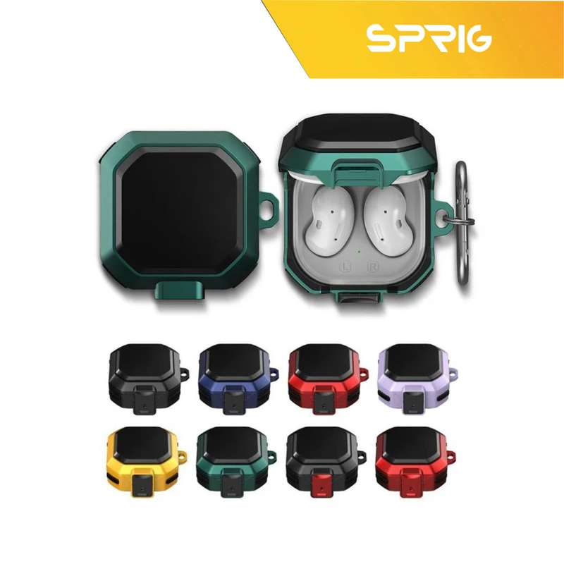 کاور اسپریگ مدل EggShell-SP مناسب برای کیس سامسونگ Galaxy buds 2 / buds pro / buds live / buds 2 Pro