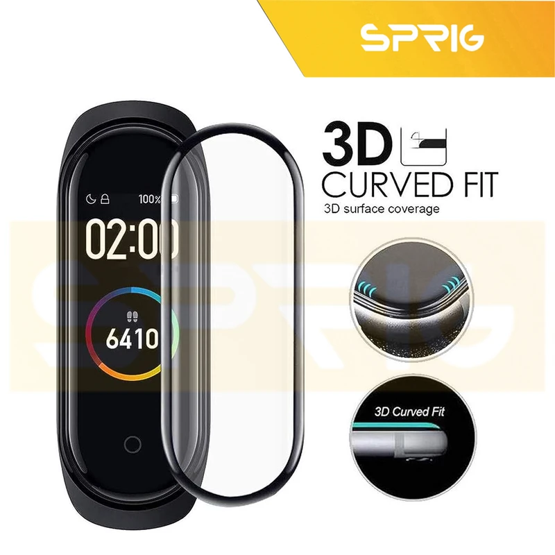 محافظ صفحه نمایش اسپریگ مدل Pmma-SPG مناسب برای ساعت هوشمند شیائومی Mi band 10