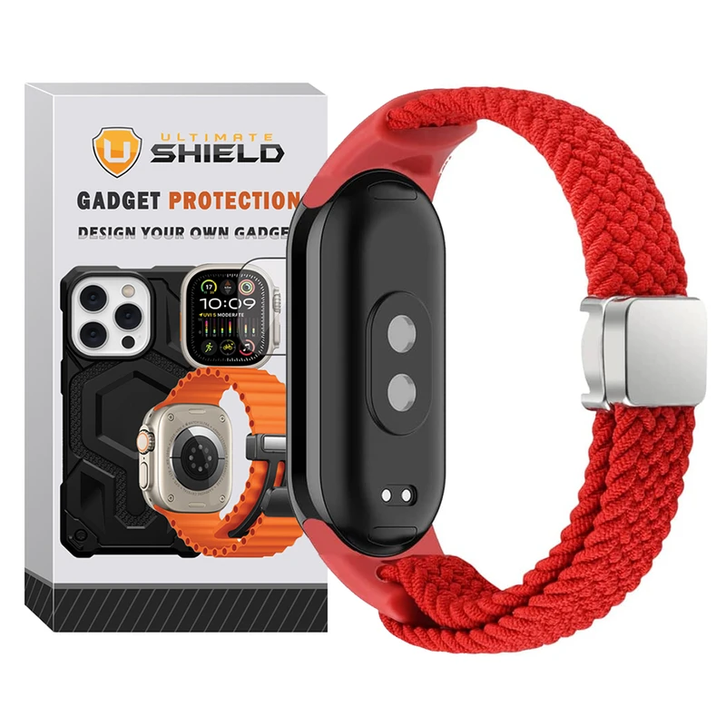 بند آلتیمیت شیلد مدل Magnetic Mi Braided مناسب برای ساعت هوشمند شیائومی Mi band 9