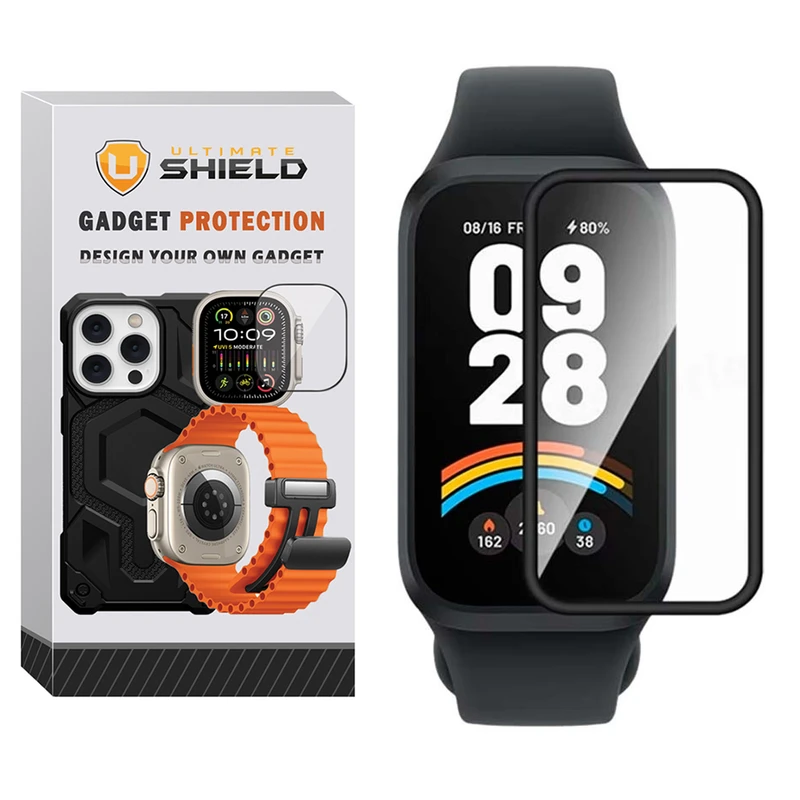 محافظ صفحه نمایش آلتیمیت شیلد مدل Nano Pmma مناسب برای ساعت هوشمند شیائومی Smart Band 9 Active