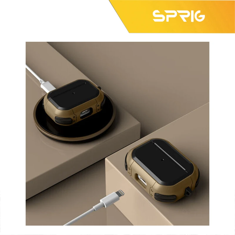 کاور اسپریگ مدل EggShell مناسب برای کیس اپل Airpod Pro / Airpod Pro 2