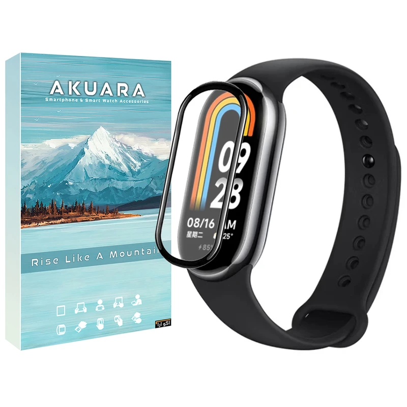 محافظ صفحه نمایش آکوآرا مدل PMMA مناسب برای ساعت هوشمند شیائومی Mi Band 8