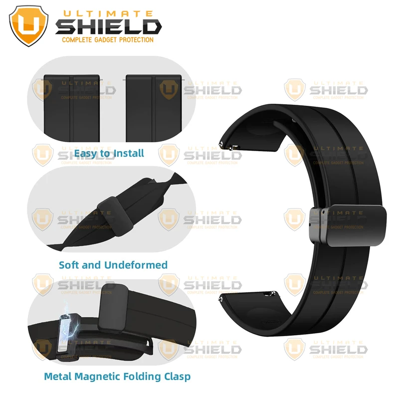 بند آلتیمیت شیلد مدل SIC MAG TW مناسب برای ساعت هوشمند گلوریمی GS2 Pro 46mm