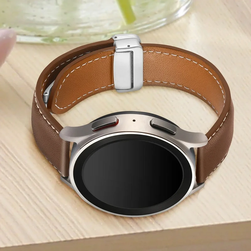 بند گلستیک مدل Mag Leather GL TW مناسب برای ساعت هوشمند میبرو سری X1 / A1 / A2 / Lite 2 / C3 سایز 22mm