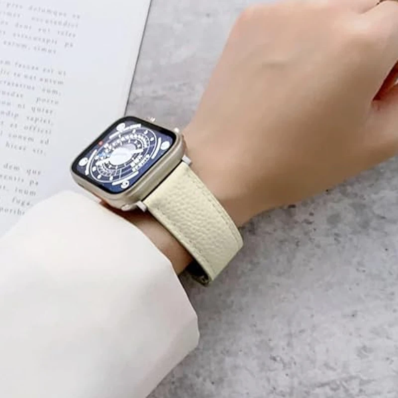 بند اسپریگ مدل Magnetic Leather SP مناسب برای اپل واچ Ultra / Ultra 2 49mm