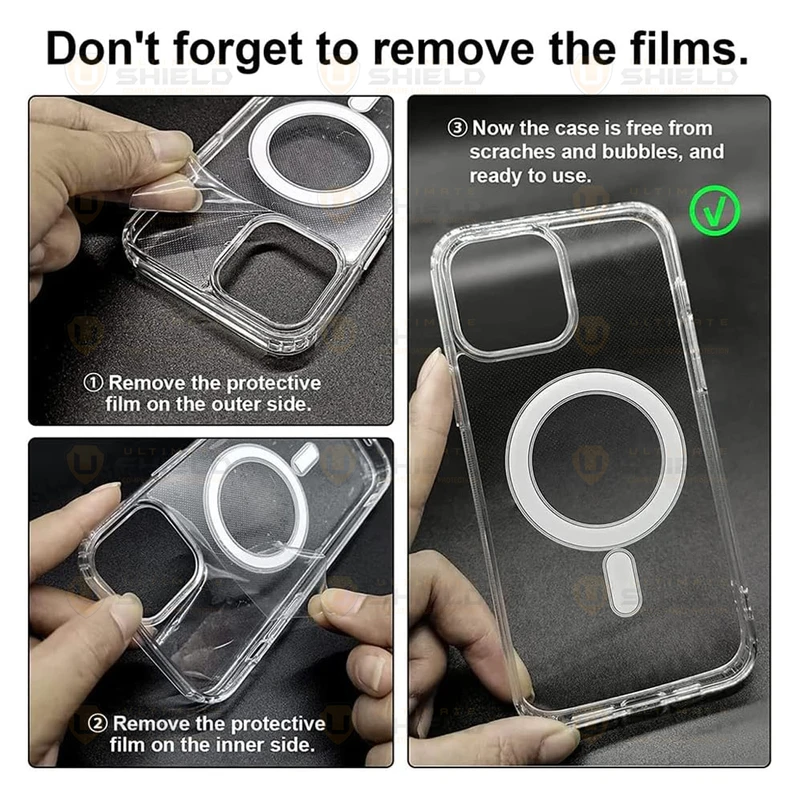 کاور آلتیمیت شیلد مدل Magsafe CLR Ring مناسب برای گوشی موبایل اپل iPhone 12 به همراه محافظ لنز دوربین