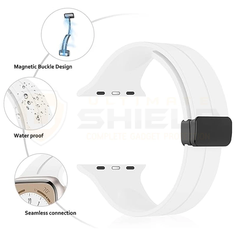 بند آلتیمیت شیلد مدل SIC Mag Defender مناسب برای اپل واچ سری 7/8 سایز 41mm به همراه کاور