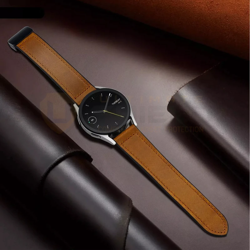 بند آلتیمیت شیلد مدل Sic Leather MG TW مناسب برای ساعت هوشمند گلوریمی GX SPORT / GX Race سایز 22 میلی متری