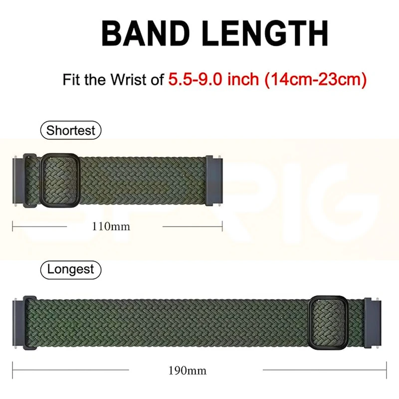 بند اسپریگ مدل favorite-1 مناسب برای ساعت هوشمند سامسونگ سایز 20 میلی متری Galaxy Watch Active 1 / Active 2 40mm / Active 2 44mm / Watch 3 41mm / Galaxy Watch 4 40mm / watch 4 44mm / watch 4 