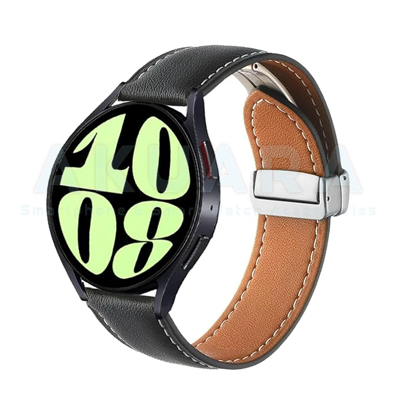 بند آکوآرا مدل Leathery Magnet AK مناسب برای ساعت هوشمند شیائومی Redmi Watch 5 Active / Watch 5 Lite