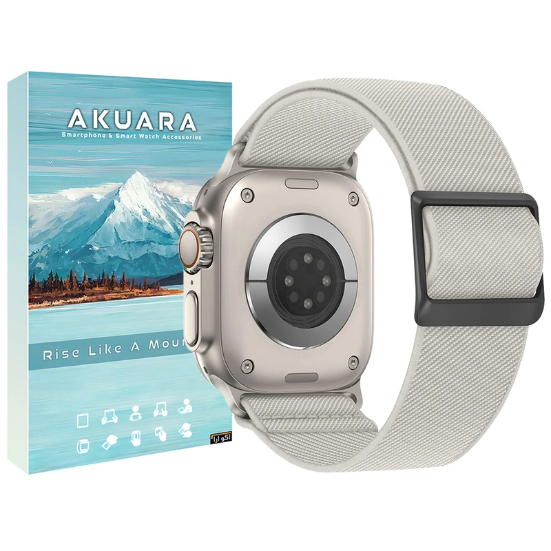 بند ساعت آکوآرا مدل STRC مناسب برای اپل واچ Ultra / Ultra 2 49mm