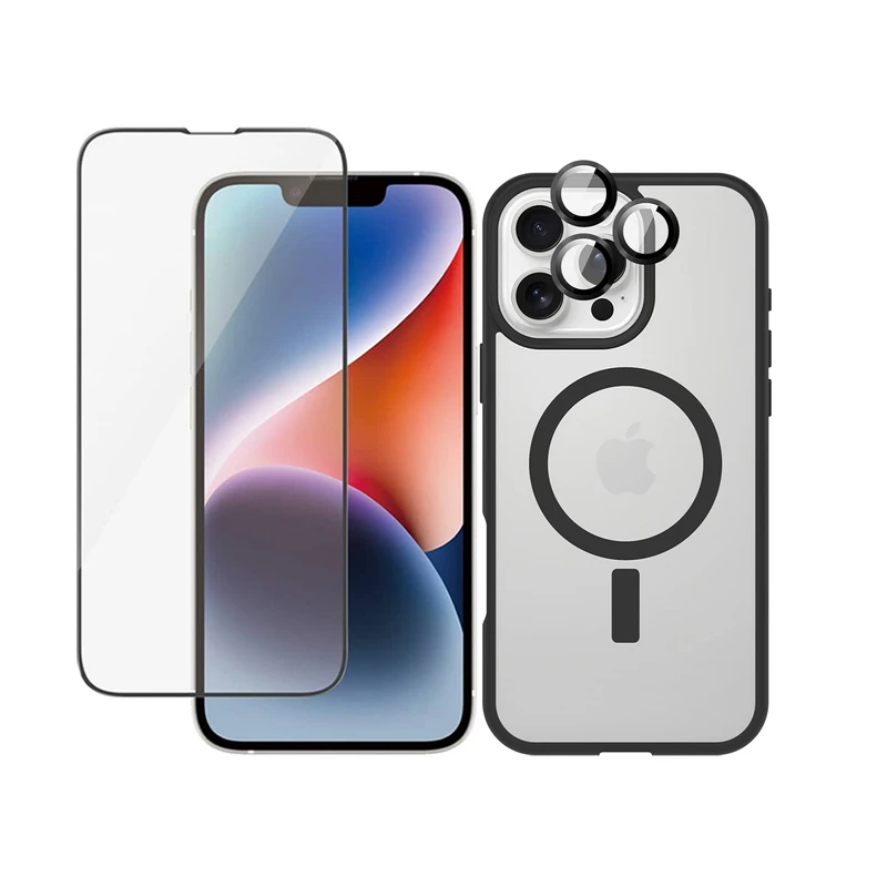 کاور آلتیمیت شیلد مدل Magsafe BRD RngFl مناسب برای گوشی موبایل اپل iPhone 12 Pro به همراه محافظ لنز دوربین و محافظ صفحه نمایش