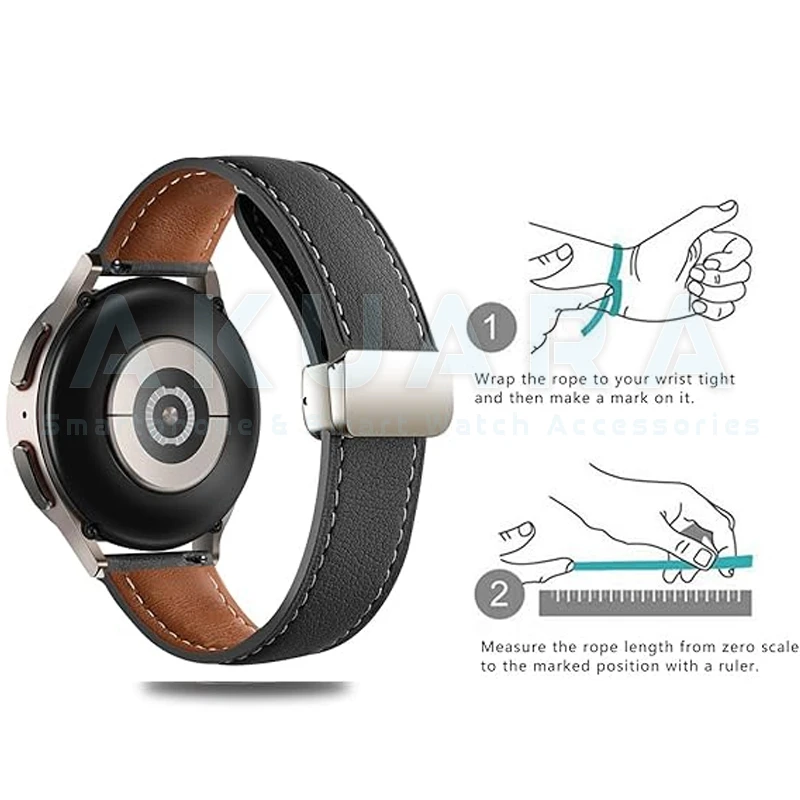 بند آکوآرا مدل Leathery Magnet AK مناسب برای ساعت هوشمند شیائومی S1 / S1 Active / S2 / Mi Watch XMWTCL02 / Mi Watch Color 2 / Mi Watch Color