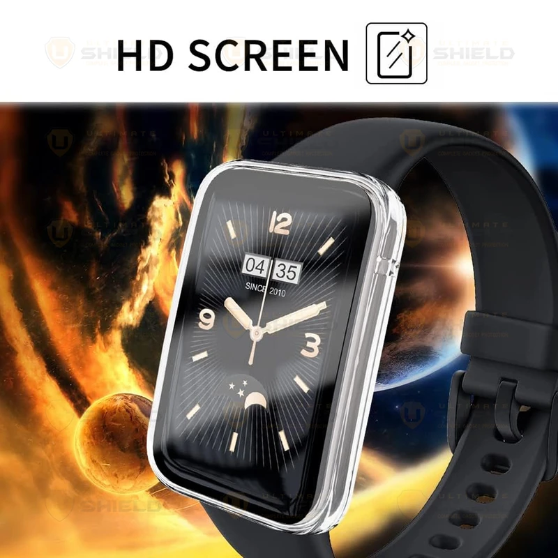 بند آلتیمیت شیلد مدل Silic Jelly Protection مناسب برای ساعت هوشمند شیائومی Mi Band 7 Pro به همراه کاور