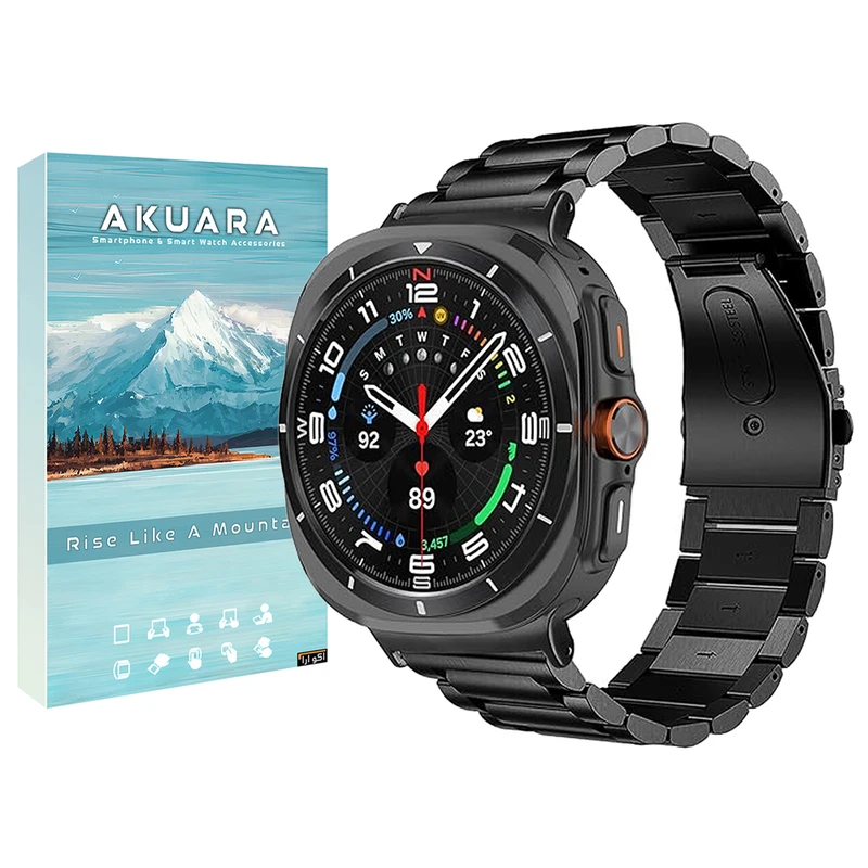 بند ساعت آکوآرا مدل 3Bead مناسب برای ساعت هوشمند سامسونگ Galaxy Watch 7 Ultra 47mm